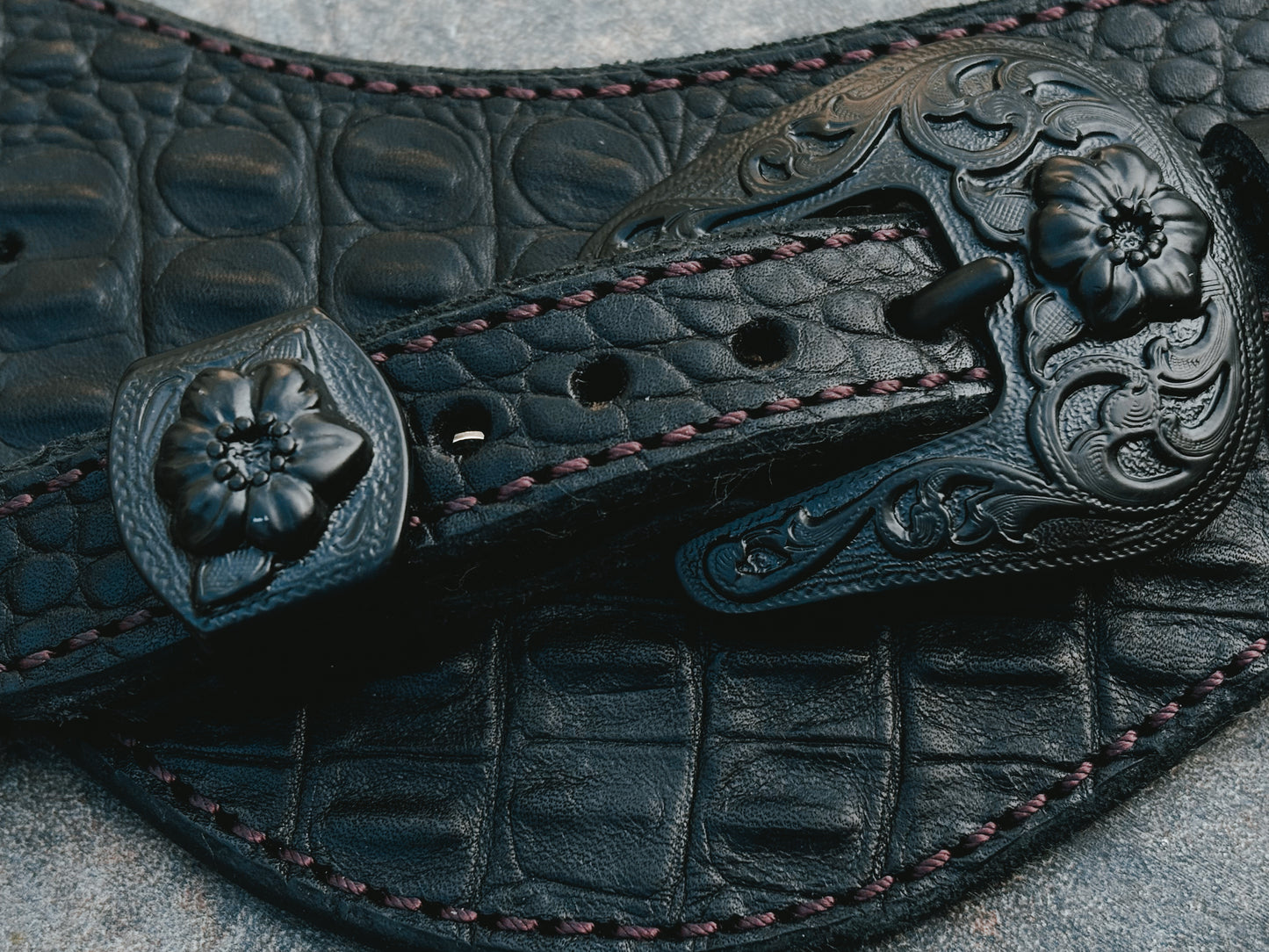 Black Amserdam Spur Straps