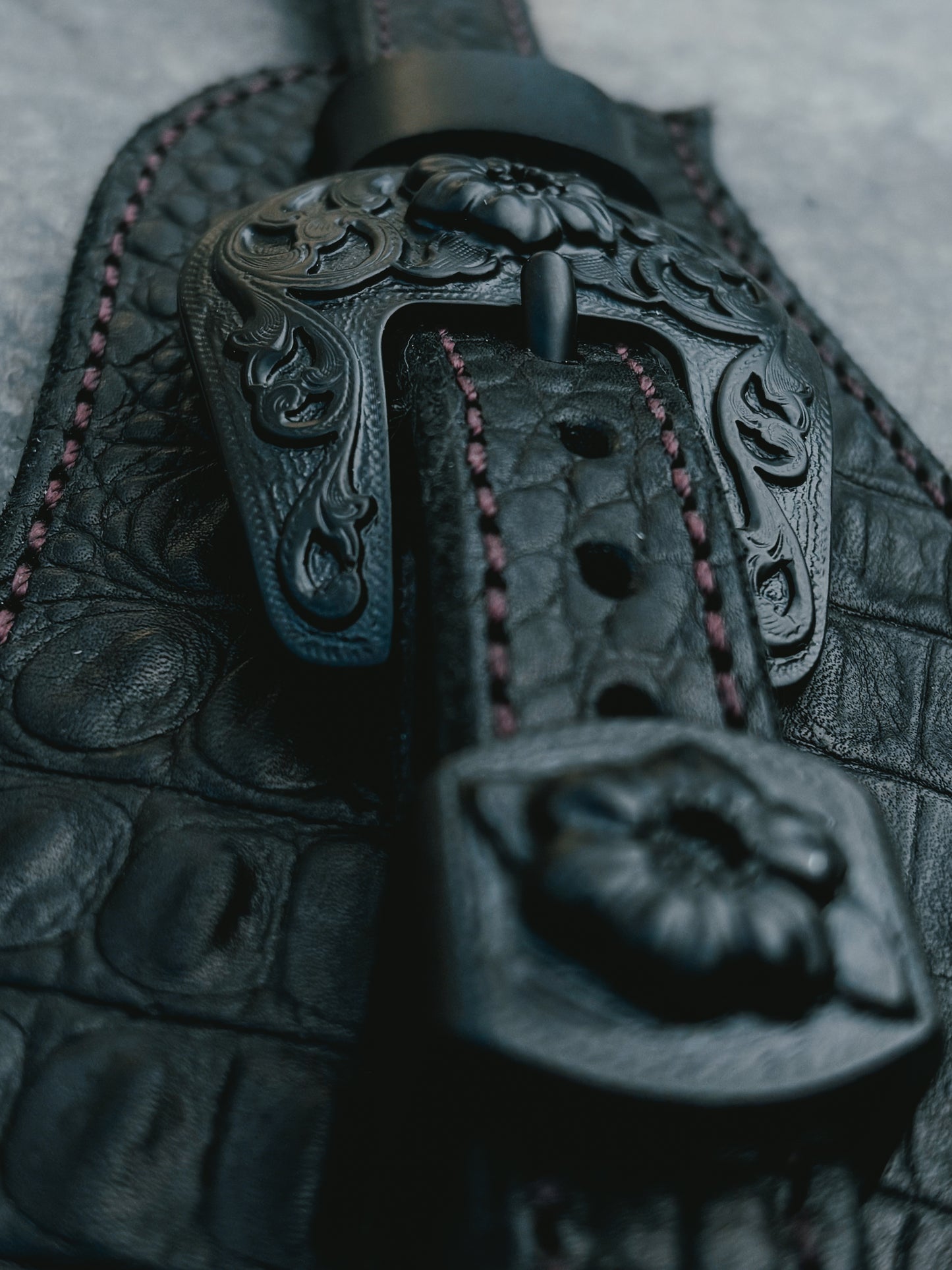 Black Amserdam Spur Straps