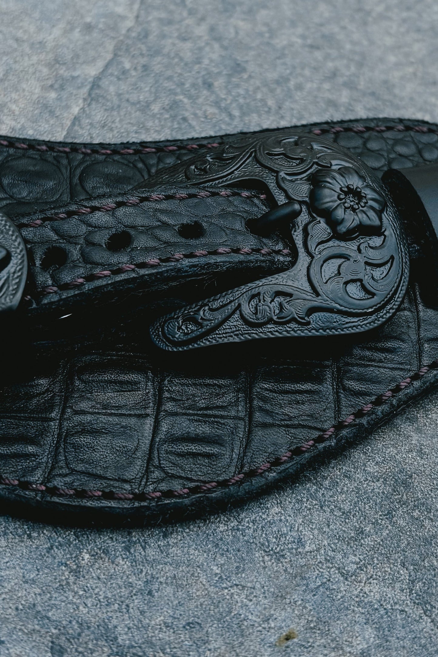 Black Amserdam Spur Straps