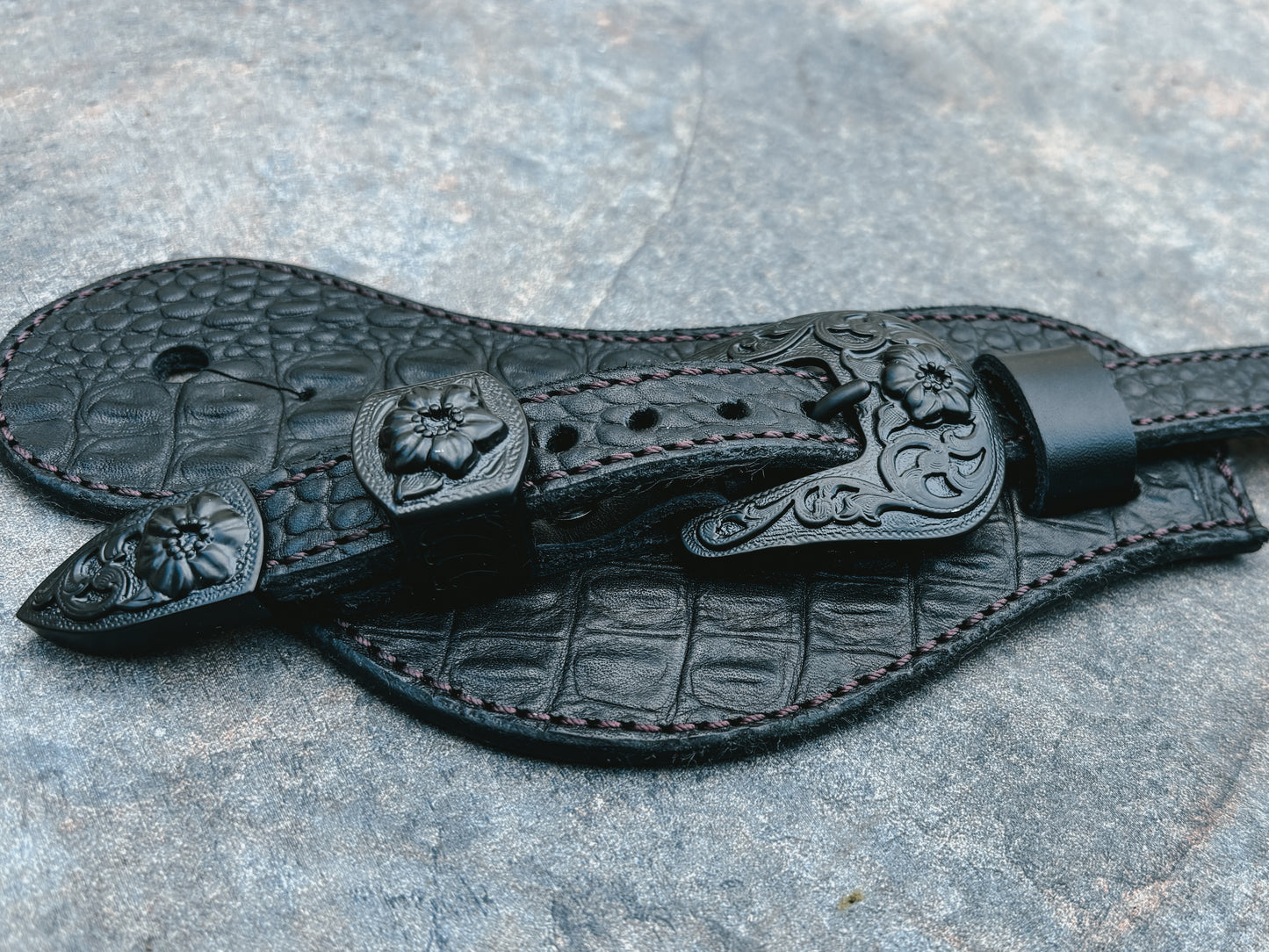 Black Amserdam Spur Straps